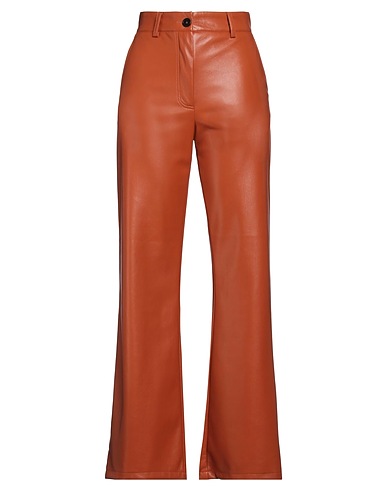 JUCCA Casual trouser Tan 65% Polyester, 35% Polyurethane