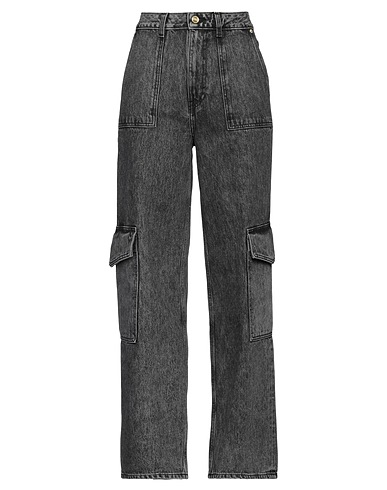 GANNI Denim trousers Black 100% Organic cotton