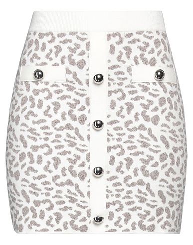 PINKO Mini skirt Cream 46% Viscose, 31% Polyester, 20% Polyamide, 3% Metal