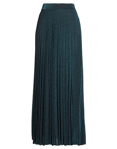 KAOS Long skirt Deep teal 45% Polyester, 20% Viscose, 15% Polyamide, 15% Metallized polyamide, 5% Elastane