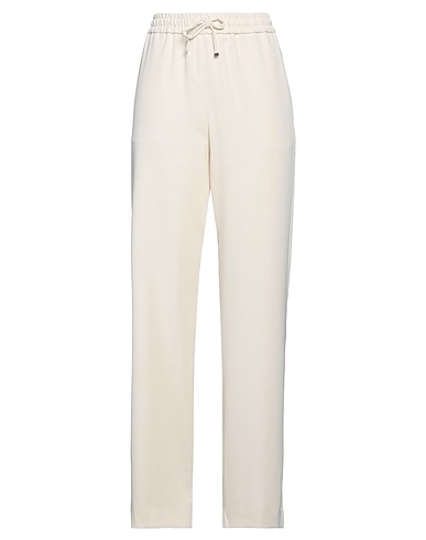 DONDUP Casual trouser Ivory 100% Polyester