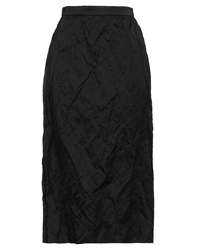 FENDI Midi skirt Black 76% Cotton, 24% Metallic fiber