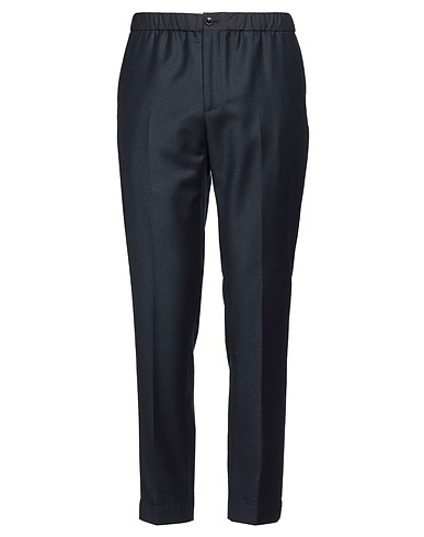 INCOTEX Casual pants Navy 100% Virgin Wool, Polyester