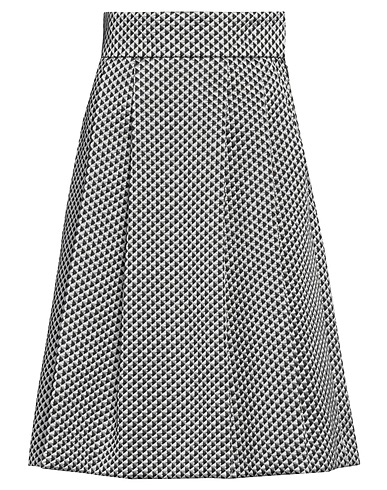 GIORGIO ARMANI Midi-Rock Hellgrau 87% Polyester, 13% Polyamid