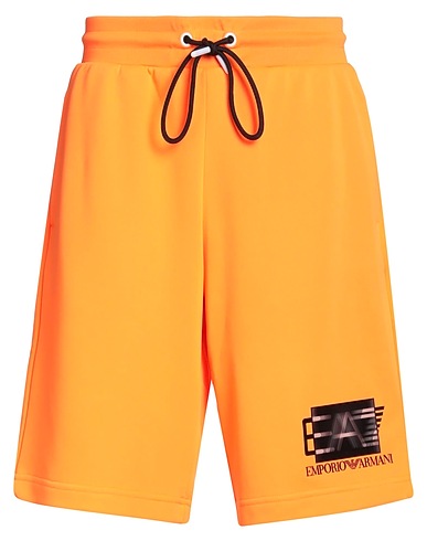 EA7 Shorts & Bermudas Orange 100% Polyester, Elastan