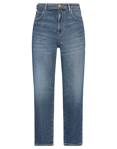 PINKO Denim trousers Blue 99% Cotton, 1% Elastane