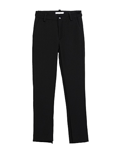 MISS GRANT Casual trouser Black 79% Polyamide, 17% Viscose, 4% Elastane