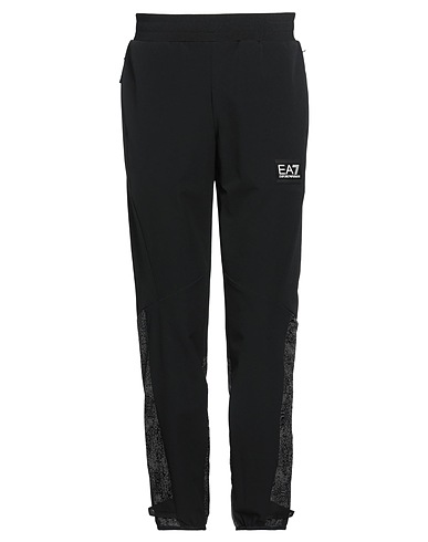 EA7 Casual trouser Black 76% Polyamide, 15% Polyester, 9% Elastane