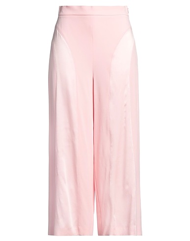 BOUTIQUE MOSCHINO Casual pants Pink 72% Acetate, 25% Viscose, 3% Elastane