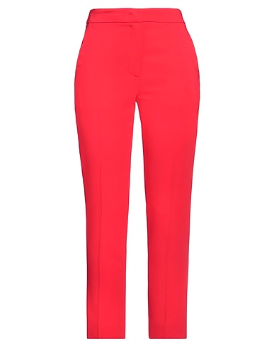 MOSCHINO Casual trouser Red 97% Viscose, 3% Elastane