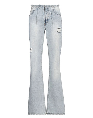 THE MANNEI Bootcut Jeans Blue 100% Cotton