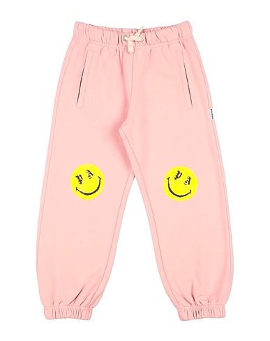 PALM ANGELS Casual trouser & SMILEY Light pink 100% Organic cotton, Polyester