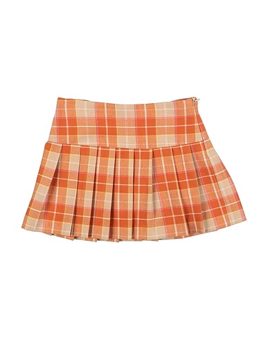 IL GUFO Skirt Orange 69% Polyester, 29% Viscose, 2% Elastane