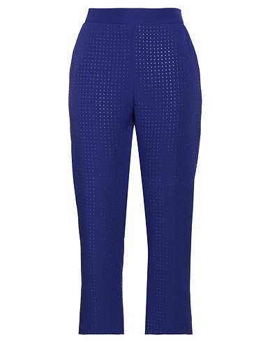 CRISTINAEFFE Pantalone Viola scuro 90% Poliestere, 10% Elastan