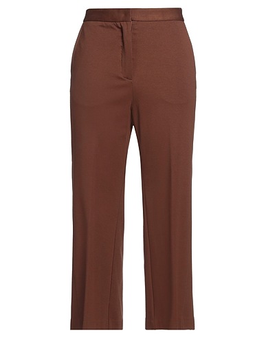 MEIMEIJ Casual pants Brown 65% Viscose, 30% Polyamide, 5% Elastane, Acetate