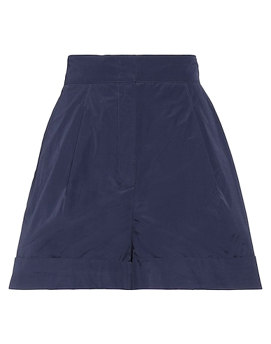 DOROTHEE SCHUMACHER Shorts & Bermuda Navy blue 60% Polyester, 40% Cotton