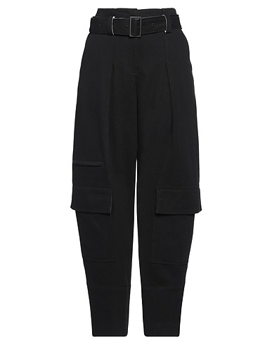 LOW CLASSIC Pantalone Nero 55% Cotone, 40% Lana Vergine, 5% Poliammide