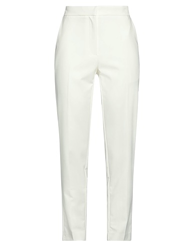 ACTITUDE by TWINSET Casual trouser Cream 96% Cotton, 4% Elastane
