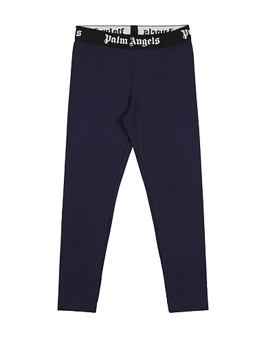 PALM ANGELS Leggings Blu notte 95% Cotone, 5% Elastan, Poliammide, Poliestere