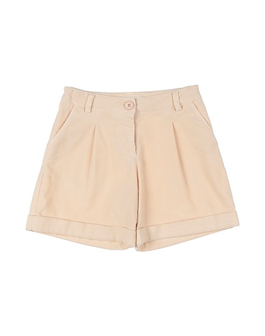 VICOLO Shorts & Bermuda Cream 98% Cotton, 2% Elastane