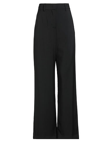 WEEKEND MAX MARA Casual trouser Black 100% Virgin Wool