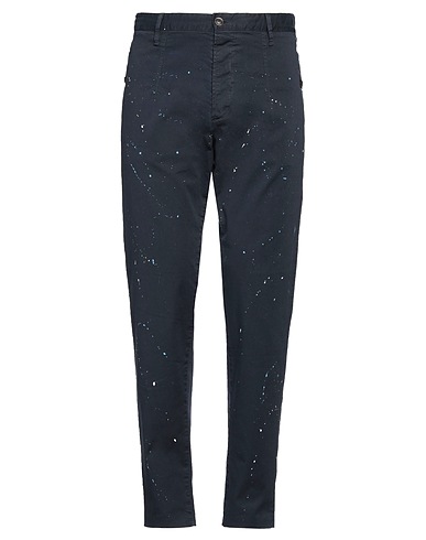 MAURIZIO MASSIMINO Pantalone Blu notte 98% Cotone, 2% Elastan