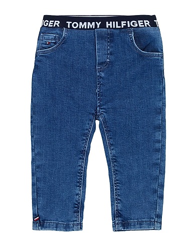 TOMMY HILFIGER Denim trousers Blue 98% Cotton, 2% Elastane