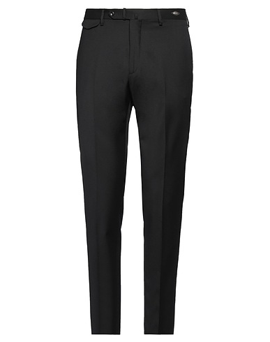 TAGLIATORE Casual pants Black 100% Super 110s Wool