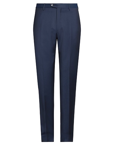 TAGLIATORE Casual pants Navy 100% Super 110s Wool