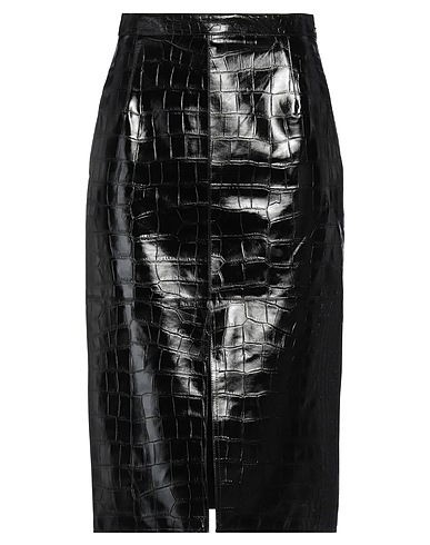 PINKO Midi skirt Black 100% Polyester, Polyurethane