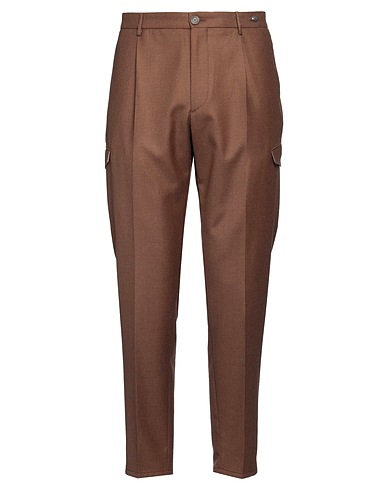 TAGLIATORE Casual trouser Brown 100% Super 120s Wool