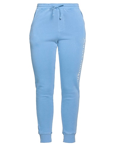BACON LATTUCE TOMATO Casual pants Light blue 100% Cotton