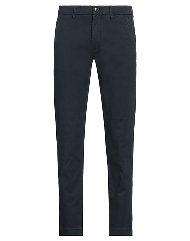 LIU •JO MAN Casual trouser Navy blue 98% Cotton, 2% Elastane