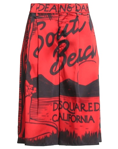 DSQUARED2 Shorts & Bermuda Red 100% Polyester