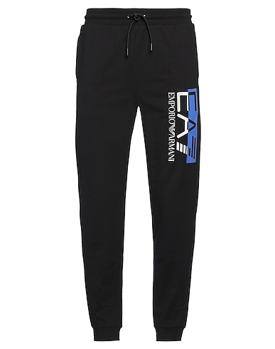 EA7 Casual trouser NERO 100% Cotton, Elastane