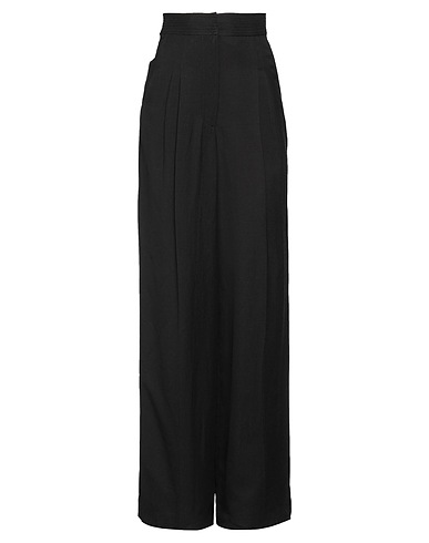 VANESSA BRUNO Casual trouser Black 57% Viscose, 43% Linen