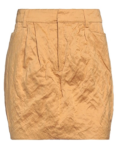 DSQUARED2 Mini skirt Sand 72% Cotton, 28% Metallic fiber