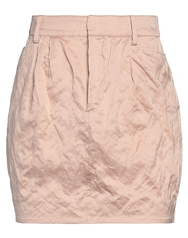 DSQUARED2 Mini skirt Beige 72% Cotton, 28% Metallic fiber
