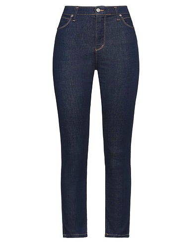 PLEASE Denim trousers Blue 71% Cotton, 16% Polyester, 11% Lyocell, 2% Elastane