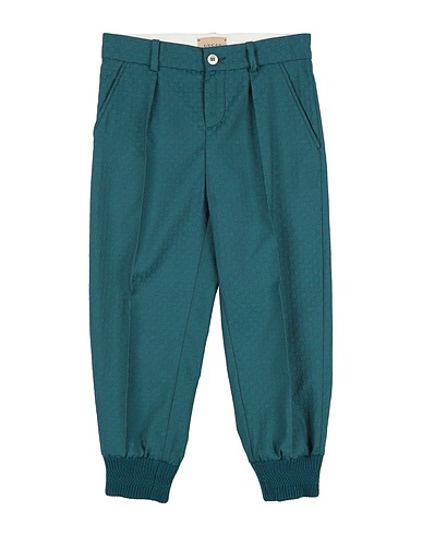 GUCCI Casual trouser Deep teal 53% Polyester, 47% Wool, Polyamide