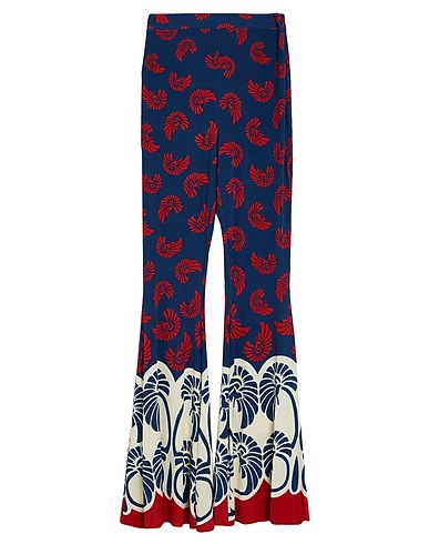 LA DOUBLE J Casual trouser Navy blue 92% Viscose, 8% Elastane