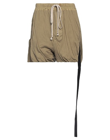 DRKSHDW by RICK OWENS Shorts & Bermuda Military green 100% Cotton