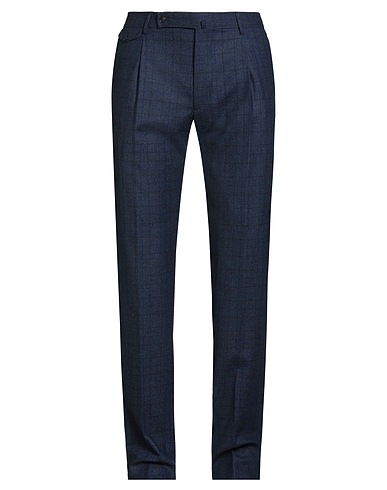 TAGLIATORE Casual trouser Midnight blue 99% Virgin Wool, 1% Elastane
