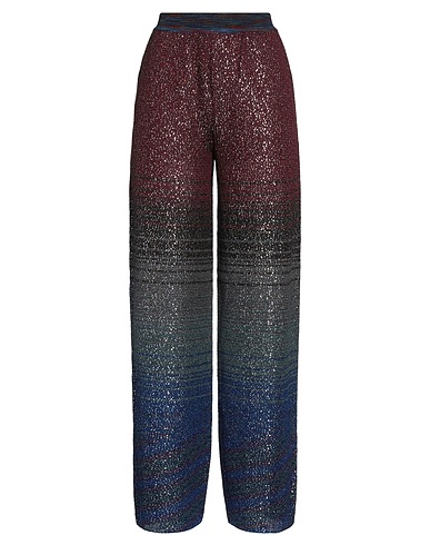 MISSONI パンツ チョコレートブラウン ナイロン 40% / レーヨン 29% / ウール 26% / キュプラ 3% / ポリエステル 2%