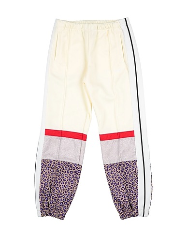 PALM ANGELS Pantalone Avorio 63% Poliestere, 37% Cotone, Metallo
