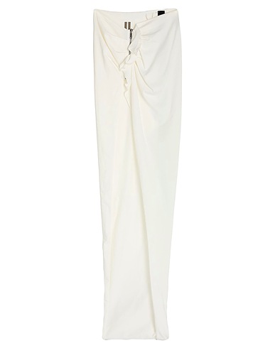 DRKSHDW by RICK OWENS Long skirt White 100% Cotton