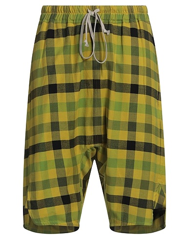 RICK OWENS Shorts & Bermuda Green 100% Cotton