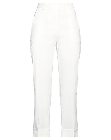 PINKO Casual trouser Off white 59% Linen, 38% Viscose, 3% Elastane