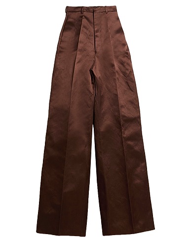 RICK OWENS Casual pants Dark brown 100% Polyester