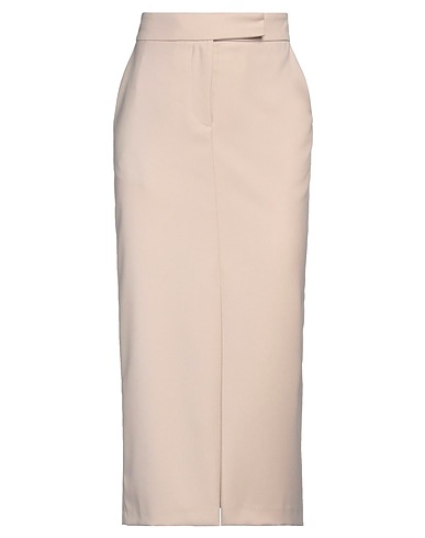 HOPPER Midi skirt Cream 67% Polyester, 31% Viscose, 2% Elastane